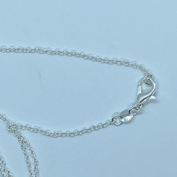 Multi-tone Orange Rhinestone Flower Necklace - Picture 6 of 7